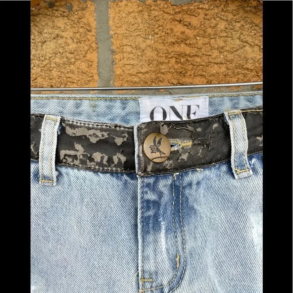 One Teaspoon Trashed Freebirds Jeans 24 - Picture 2 of 11